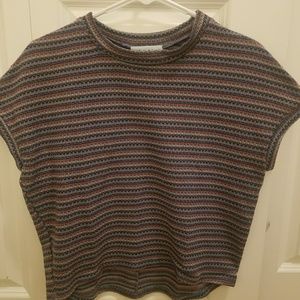Fun oversized short sleeve sweater